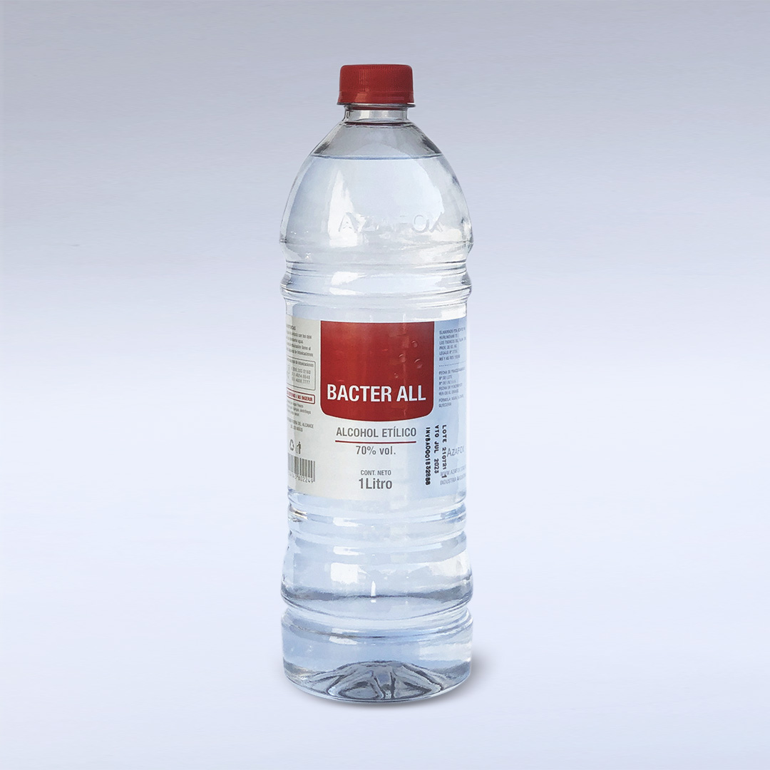 Alcohol Etílico 70 % x 1000 ml.