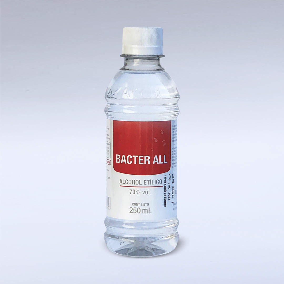 Alcohol Etílico 70% x 250 ml.